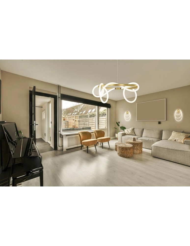 MOOSEE lampa wisząca SERPIENTE 60 złota (MSE010100236)