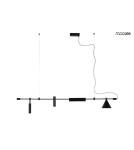 MOOSEE lampa wisząca TECHNICS czarna (MSE010100333) MOOSEE lampa wisząca TECHNICS czarna (MSE010100333)