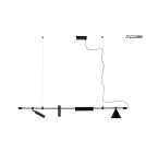 MOOSEE lampa wisząca TECHNICS czarna (MSE010100333) MOOSEE lampa wisząca TECHNICS czarna (MSE010100333)