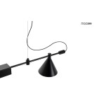 MOOSEE lampa wisząca TECHNICS czarna (MSE010100333) MOOSEE lampa wisząca TECHNICS czarna (MSE010100333)