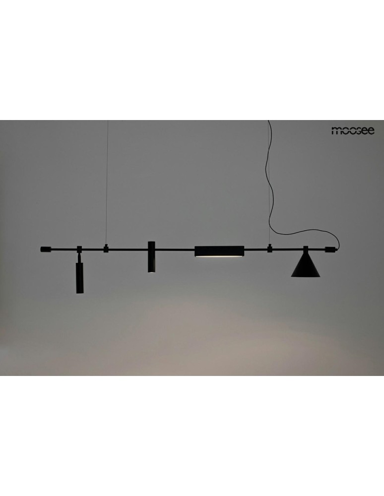 MOOSEE lampa wisząca TECHNICS czarna (MSE010100333) MOOSEE lampa wisząca TECHNICS czarna (MSE010100333)