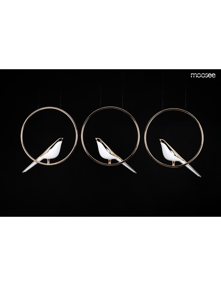 MOOSEE lampa wisząca BIRD LINE złota (MSE010100295)