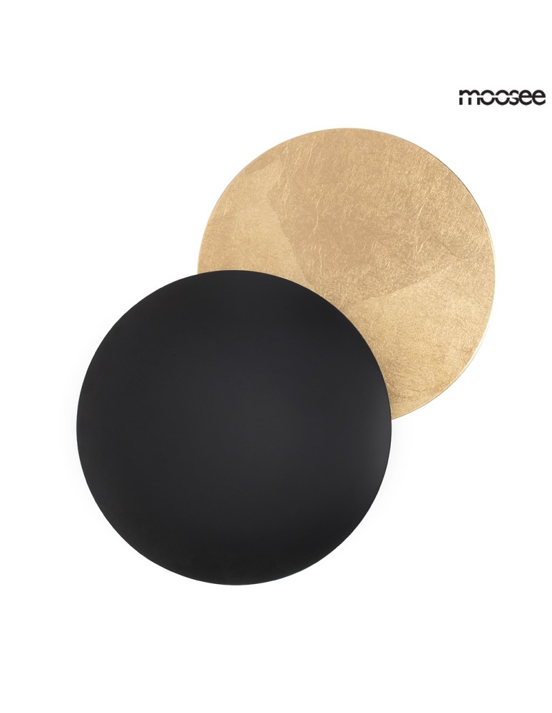 Moosee MOOSEE lampa ścienna ECLISE złota / czarna (MSE010400202) Moosee MOOSEE lampa ścienna ECLISE złota / czarna (MSE010400202)