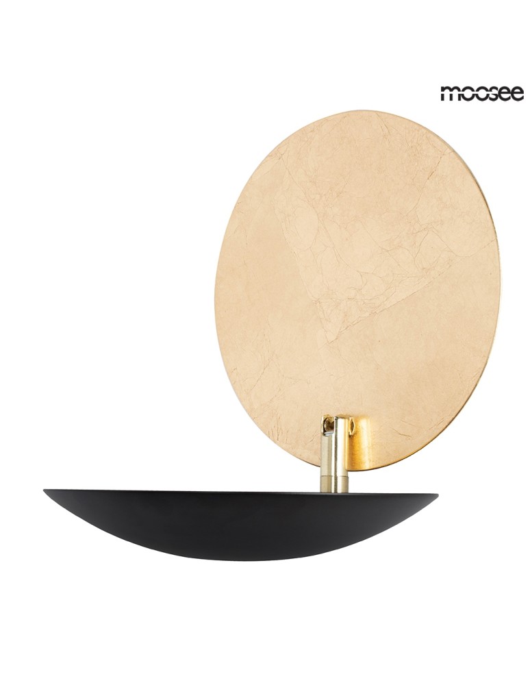 Moosee MOOSEE lampa ścienna ECLISE złota / czarna (MSE010400202) Moosee MOOSEE lampa ścienna ECLISE złota / czarna (MSE010400202)