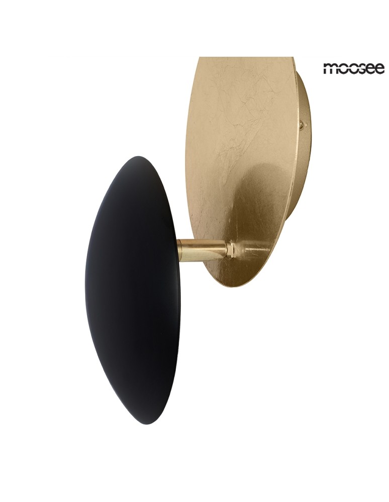 Moosee MOOSEE lampa ścienna ECLISE złota / czarna (MSE010400202) Moosee MOOSEE lampa ścienna ECLISE złota / czarna (MSE010400202)
