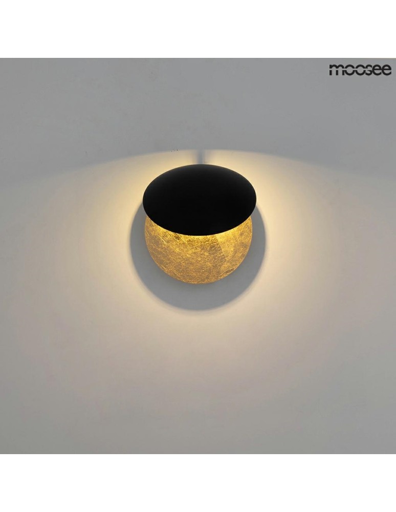 Moosee MOOSEE lampa ścienna ECLISE złota / czarna (MSE010400202) Moosee MOOSEE lampa ścienna ECLISE złota / czarna (MSE010400202)