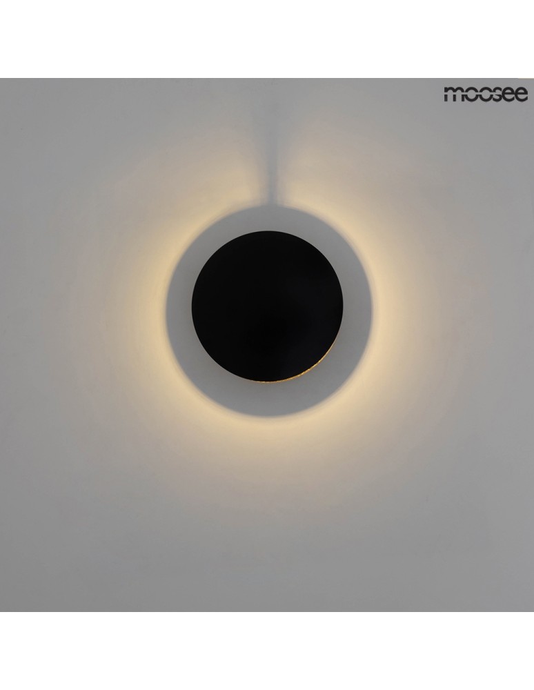 Moosee MOOSEE lampa ścienna ECLISE złota / czarna (MSE010400202) Moosee MOOSEE lampa ścienna ECLISE złota / czarna (MSE010400202)