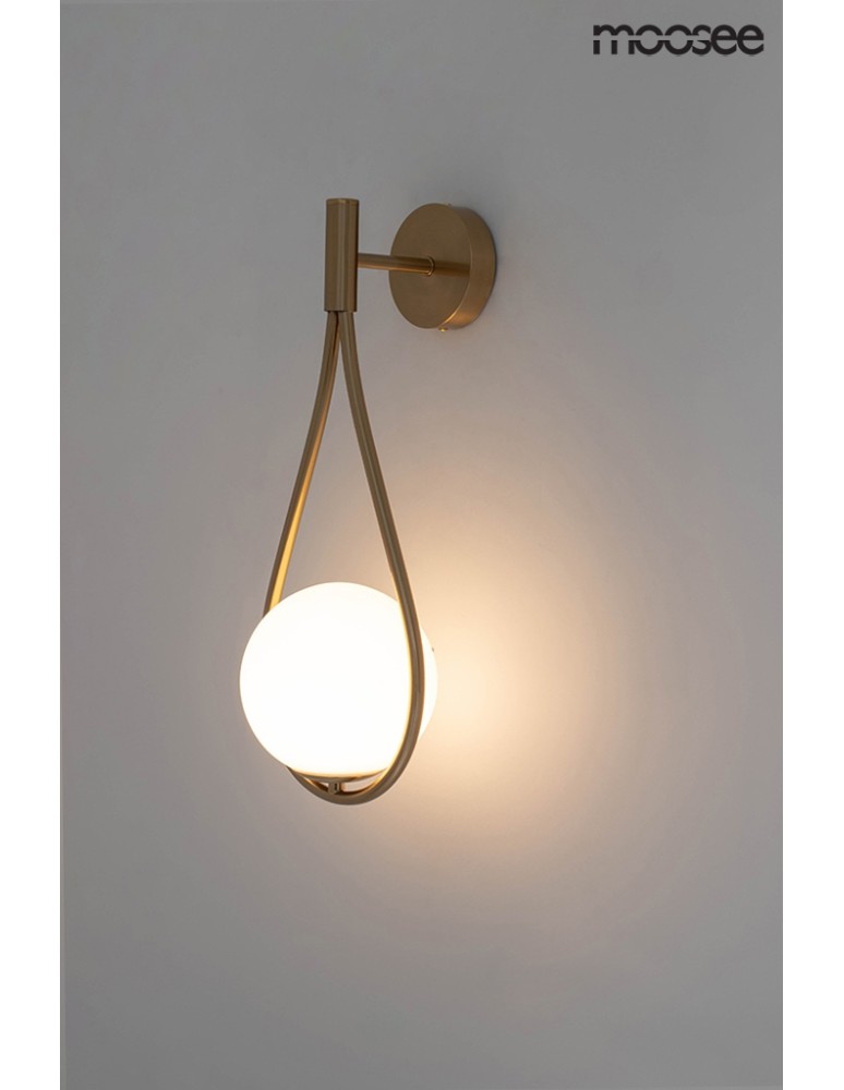 Moosee MOOSEE lampa ścienna ROMA złota (MSE010400204) Moosee MOOSEE lampa ścienna ROMA złota (MSE010400204)