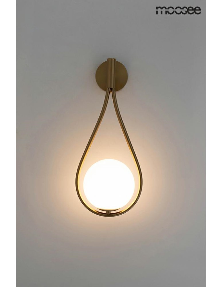 Moosee MOOSEE lampa ścienna ROMA złota (MSE010400204) Moosee MOOSEE lampa ścienna ROMA złota (MSE010400204)