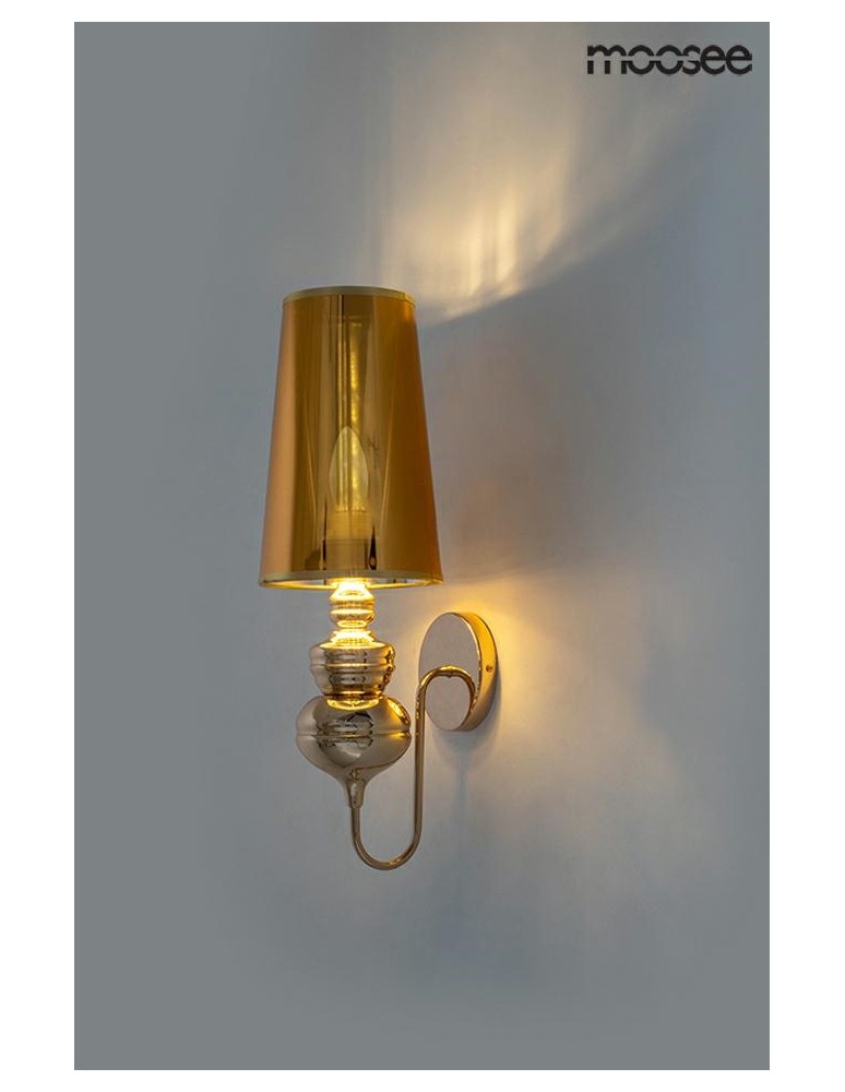 MOOSEE lampa ścienna QUEEN 15 złota (MSE010100224) MOOSEE lampa ścienna QUEEN 15 złota (MSE010100224)