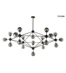 MOOSEE lampa wisząca ASTRIFERO 21 czarna / bursztynowa (MSE010100218) MOOSEE lampa wisząca ASTRIFERO 21 czarna / bursztynowa (MSE010100218)