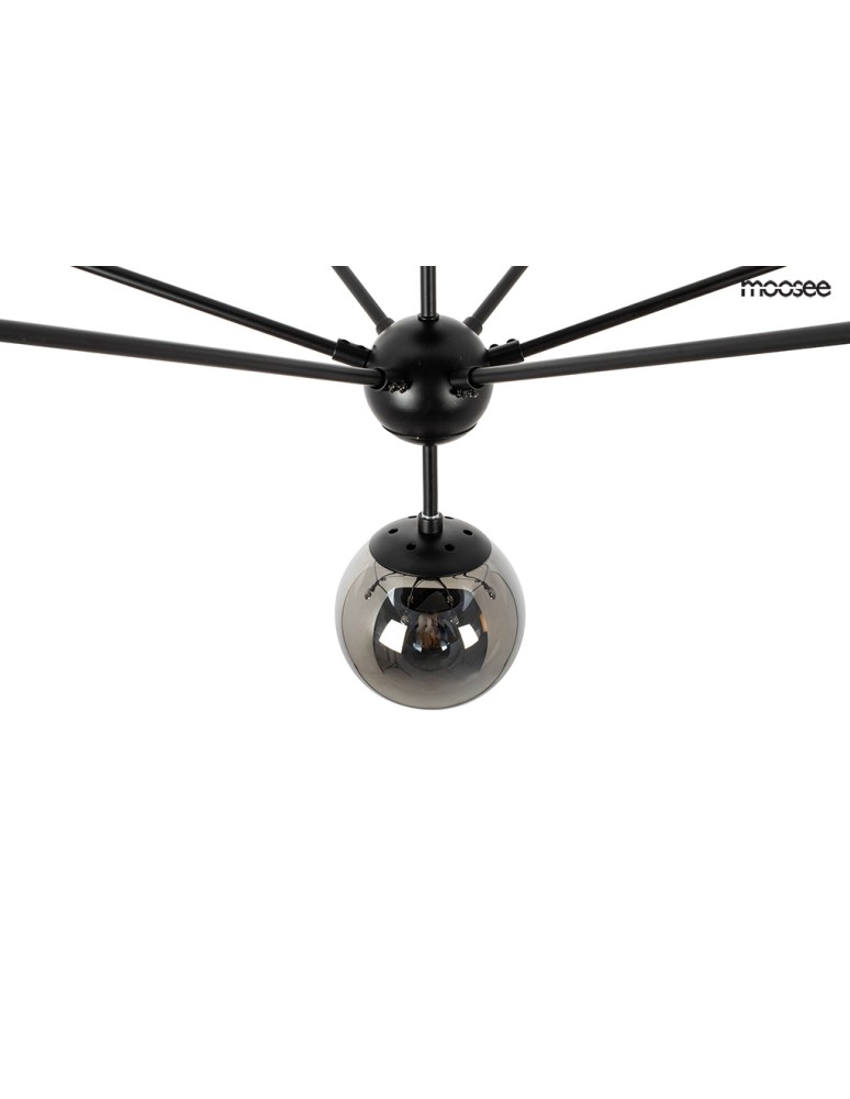 MOOSEE lampa wisząca ASTRIFERO 21 czarna / bursztynowa (MSE010100218) MOOSEE lampa wisząca ASTRIFERO 21 czarna / bursztynowa (MSE010100218)