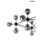MOOSEE lampa wisząca ASTRIFERO 21 czarna / bursztynowa (MSE010100218) MOOSEE lampa wisząca ASTRIFERO 21 czarna / bursztynowa (MSE010100218)