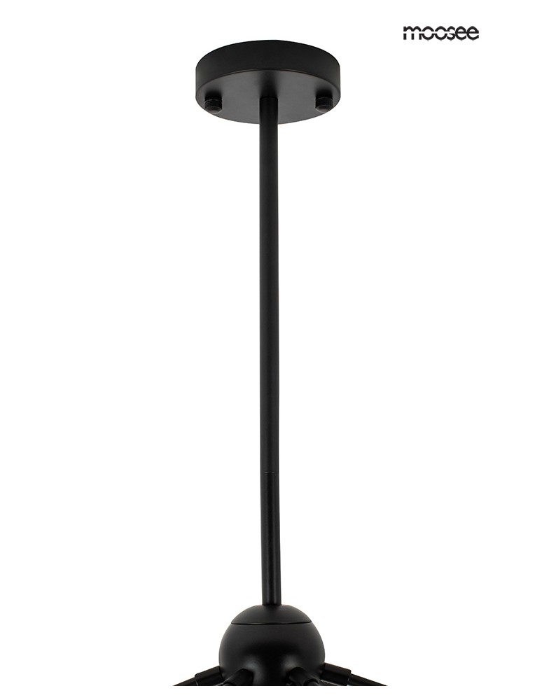 MOOSEE lampa wisząca ASTRIFERO 21 czarna / bursztynowa (MSE010100218) MOOSEE lampa wisząca ASTRIFERO 21 czarna / bursztynowa (MSE010100218)