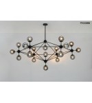 MOOSEE lampa wisząca ASTRIFERO 21 czarna / bursztynowa (MSE010100218) MOOSEE lampa wisząca ASTRIFERO 21 czarna / bursztynowa (MSE010100218)