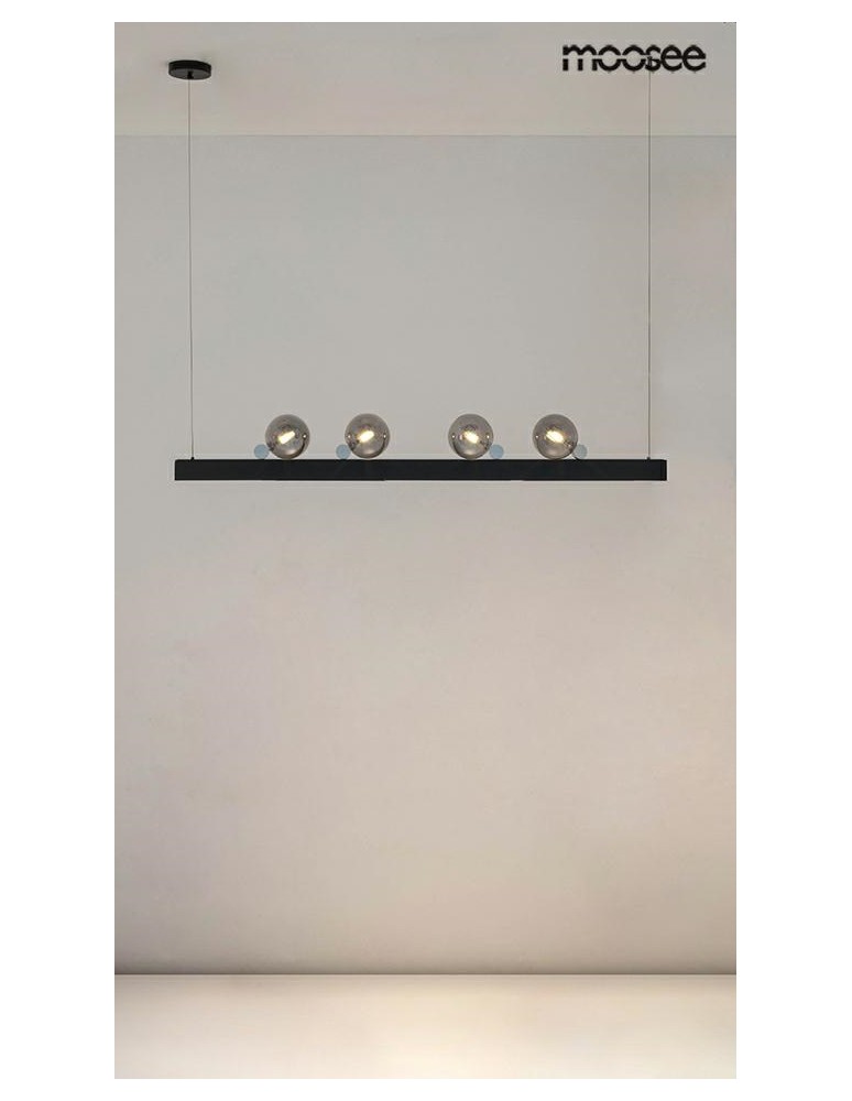 MOOSEE lampa wisząca LINEAL czarna (MSE010100270) MOOSEE lampa wisząca LINEAL czarna (MSE010100270)
