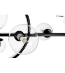 Lampy wiszące kule - MOOSEE lampa wisząca ALURE LINE TWIN 120 czarna (MSE010100347) - product 3