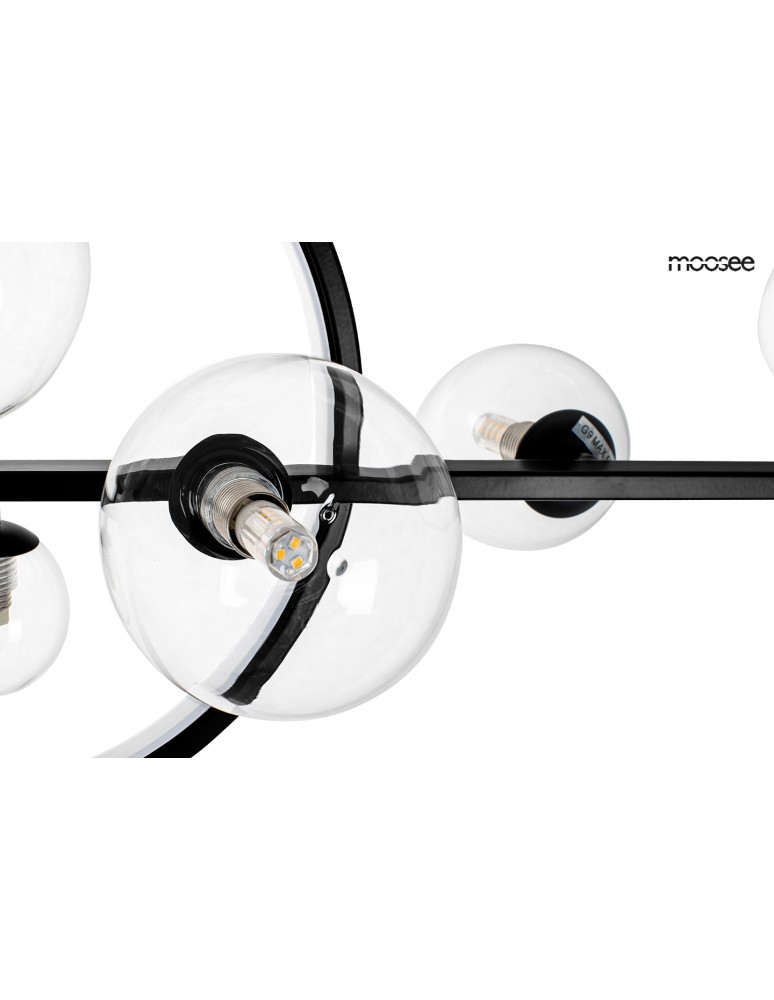 MOOSEE lampa wisząca ALURE LINE TWIN 120 czarna (MSE010100347)