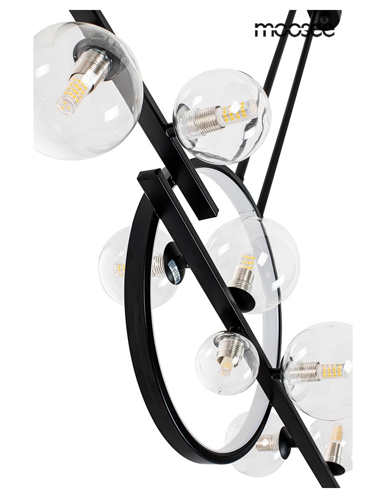 MOOSEE lampa wisząca ALURE LINE TWIN 120 czarna (MSE010100347)