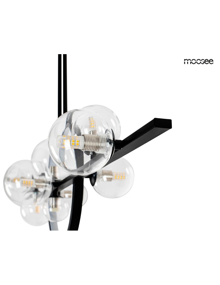 MOOSEE lampa wisząca ALURE LINE TWIN 120 czarna (MSE010100347)