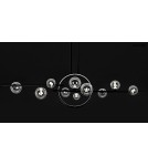 Lampy wiszące kule - MOOSEE lampa wisząca ALURE LINE TWIN 120 czarna (MSE010100347) - product 9
