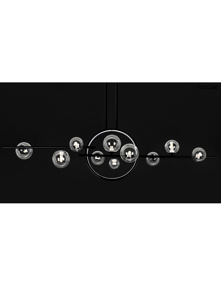 MOOSEE lampa wisząca ALURE LINE TWIN 120 czarna (MSE010100347)