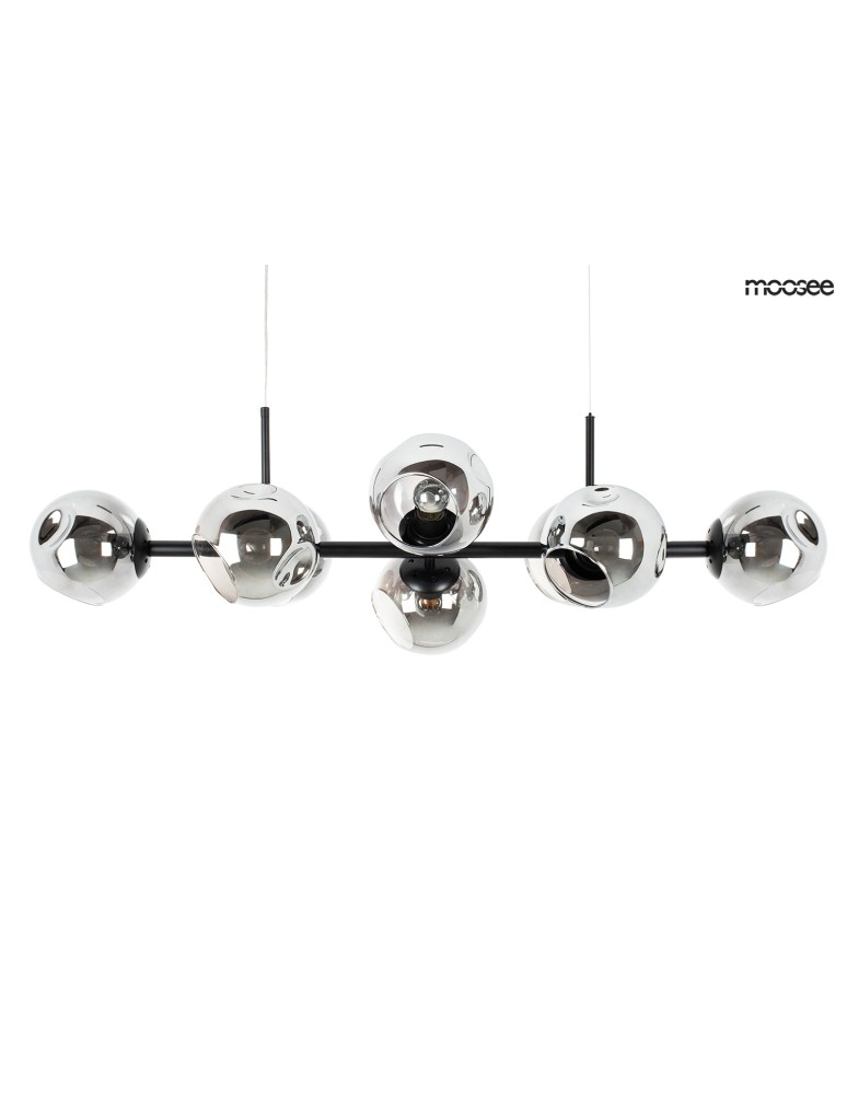 Moosee MOOSEE lampa wisząca ROMEO BLACK czarna (MSE010100140) Moosee MOOSEE lampa wisząca ROMEO BLACK czarna (MSE010100140)