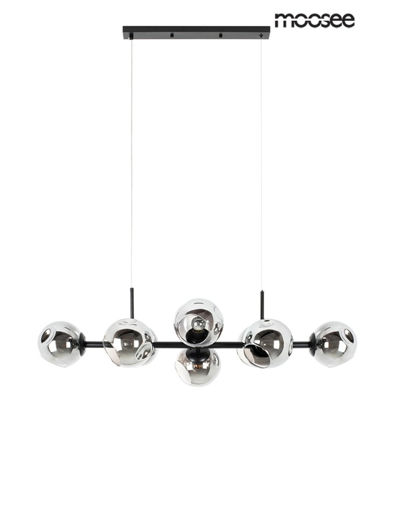 Moosee MOOSEE lampa wisząca ROMEO BLACK czarna (MSE010100140) Moosee MOOSEE lampa wisząca ROMEO BLACK czarna (MSE010100140)