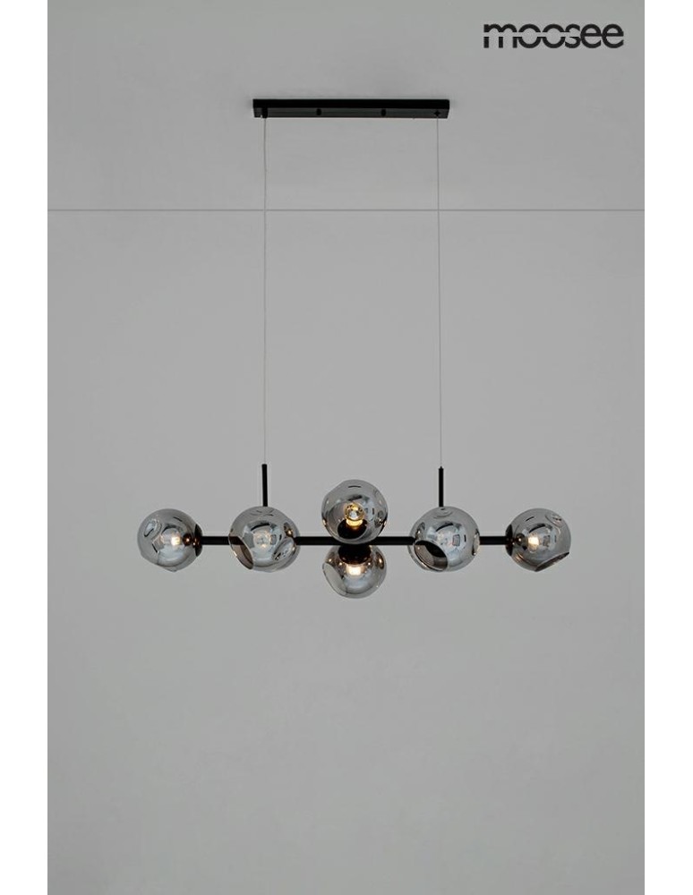 Moosee MOOSEE lampa wisząca ROMEO BLACK czarna (MSE010100140) Moosee MOOSEE lampa wisząca ROMEO BLACK czarna (MSE010100140)