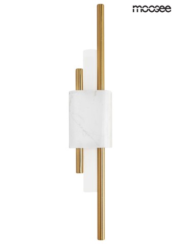 MOOSEE lampa ścienna EVANS biała / złota (MSE010100282) - produkt 2