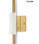 Kinkiety designerskie - MOOSEE lampa ścienna EVANS biała / złota (MSE010100282) - product 4