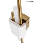 Kinkiety designerskie - MOOSEE lampa ścienna EVANS biała / złota (MSE010100282) - product 5