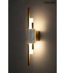 Kinkiety designerskie - MOOSEE lampa ścienna EVANS biała / złota (MSE010100282) - product 6