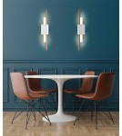 Kinkiety designerskie - MOOSEE lampa ścienna EVANS biała / złota (MSE010100282) - product 8