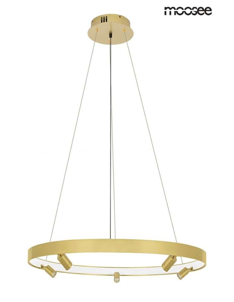 Moosee MOOSEE lampa wisząca CIRCLE SPOT 98 GOLD złota (MSE010100161) Moosee MOOSEE lampa wisząca CIRCLE SPOT 98 GOLD złota (MSE010100161)