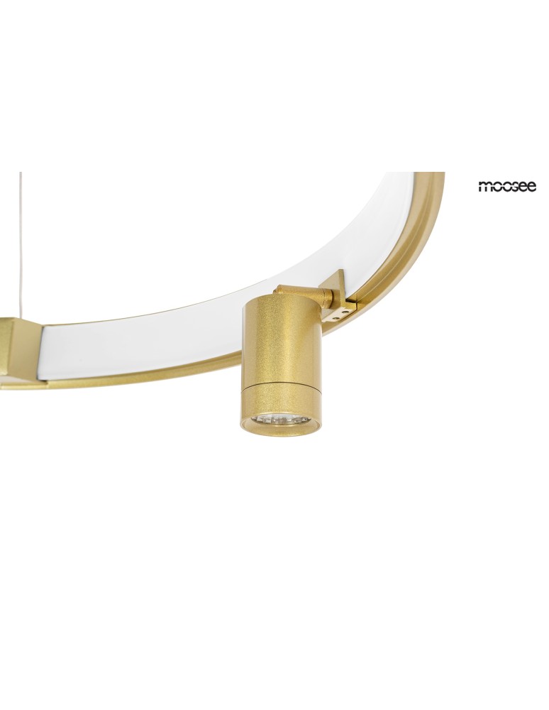 Moosee MOOSEE lampa wisząca CIRCLE SPOT 98 GOLD złota (MSE010100161) Moosee MOOSEE lampa wisząca CIRCLE SPOT 98 GOLD złota (MSE010100161)
