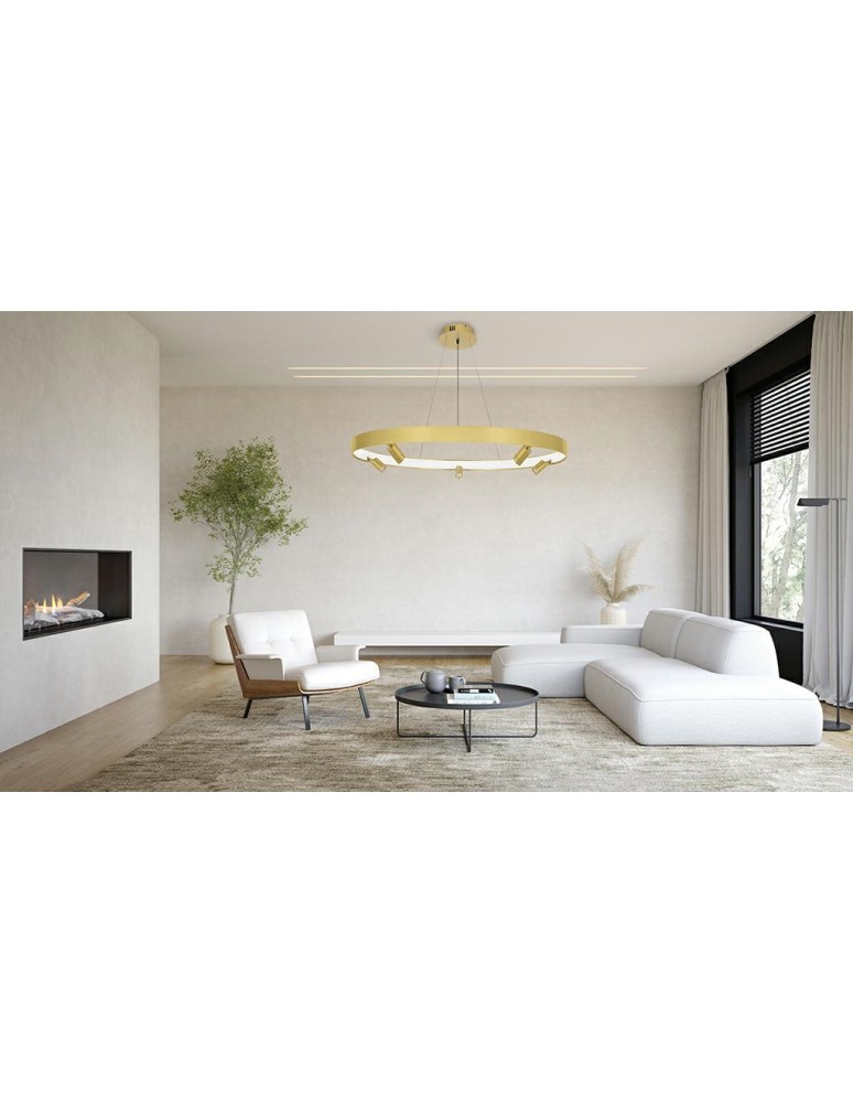 Moosee MOOSEE lampa wisząca CIRCLE SPOT 98 GOLD złota (MSE010100161) Moosee MOOSEE lampa wisząca CIRCLE SPOT 98 GOLD złota (MSE010100161)