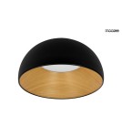 MOOSEE lampa sufitowa TOLLA czarna / naturalna (MSE010100276) MOOSEE lampa sufitowa TOLLA czarna / naturalna (MSE010100276)