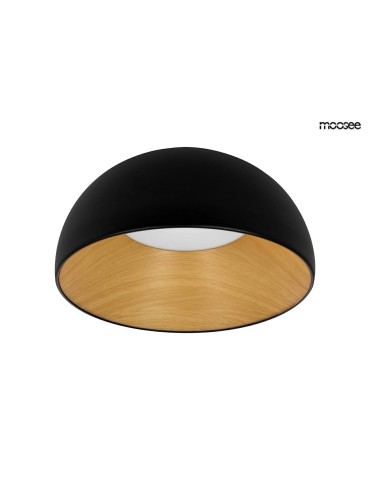 MOOSEE lampa sufitowa TOLLA czarna / naturalna (MSE010100276)