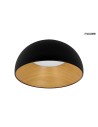 MOOSEE lampa sufitowa TOLLA czarna / naturalna (MSE010100276)