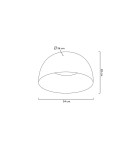 MOOSEE lampa sufitowa TOLLA czarna / naturalna (MSE010100276) MOOSEE lampa sufitowa TOLLA czarna / naturalna (MSE010100276)