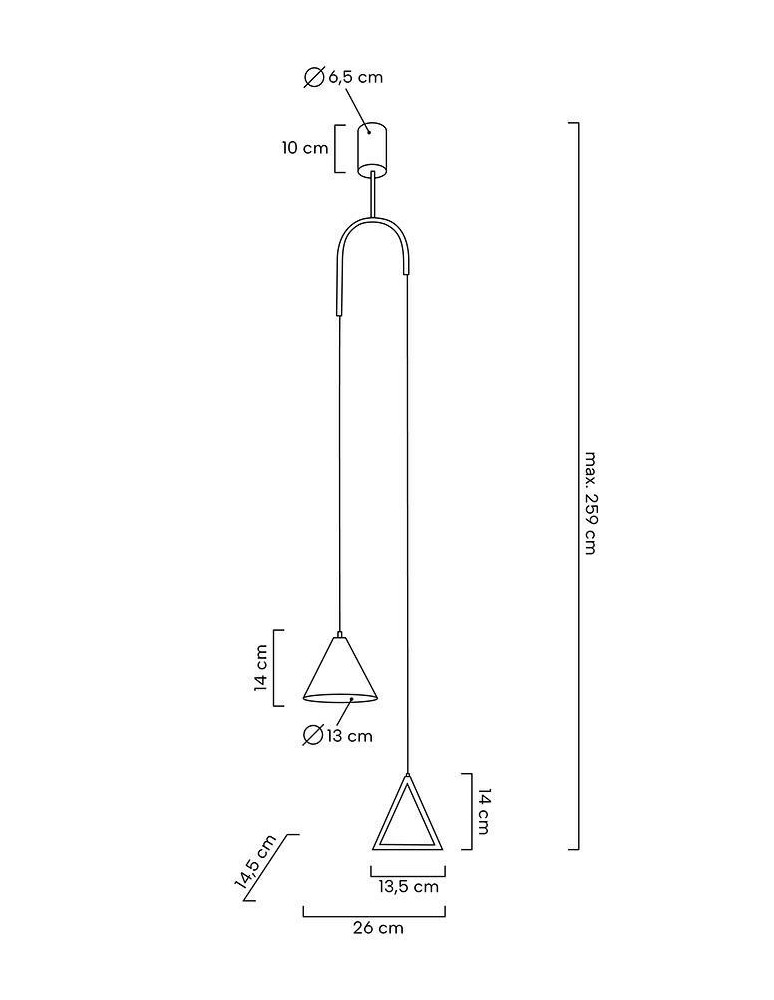 MOOSEE lampa wisząca ACUSTICA czarna (MSE010100332) MOOSEE lampa wisząca ACUSTICA czarna (MSE010100332)