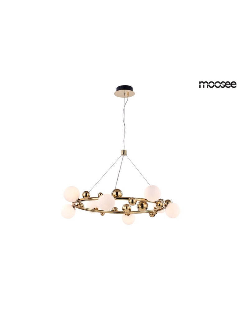 Moosee MOOSEE lampa wisząca VALENTINO M - złota (MSE010100137)