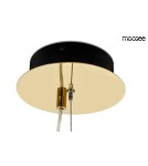 Lampy wiszące - Moosee MOOSEE lampa wisząca VALENTINO M - złota (MSE010100137) - product 4