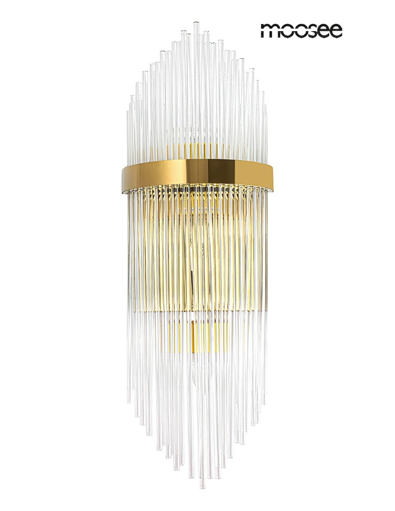 MOOSEE lampa ścienna FLORENS L złota (MSE010100349)