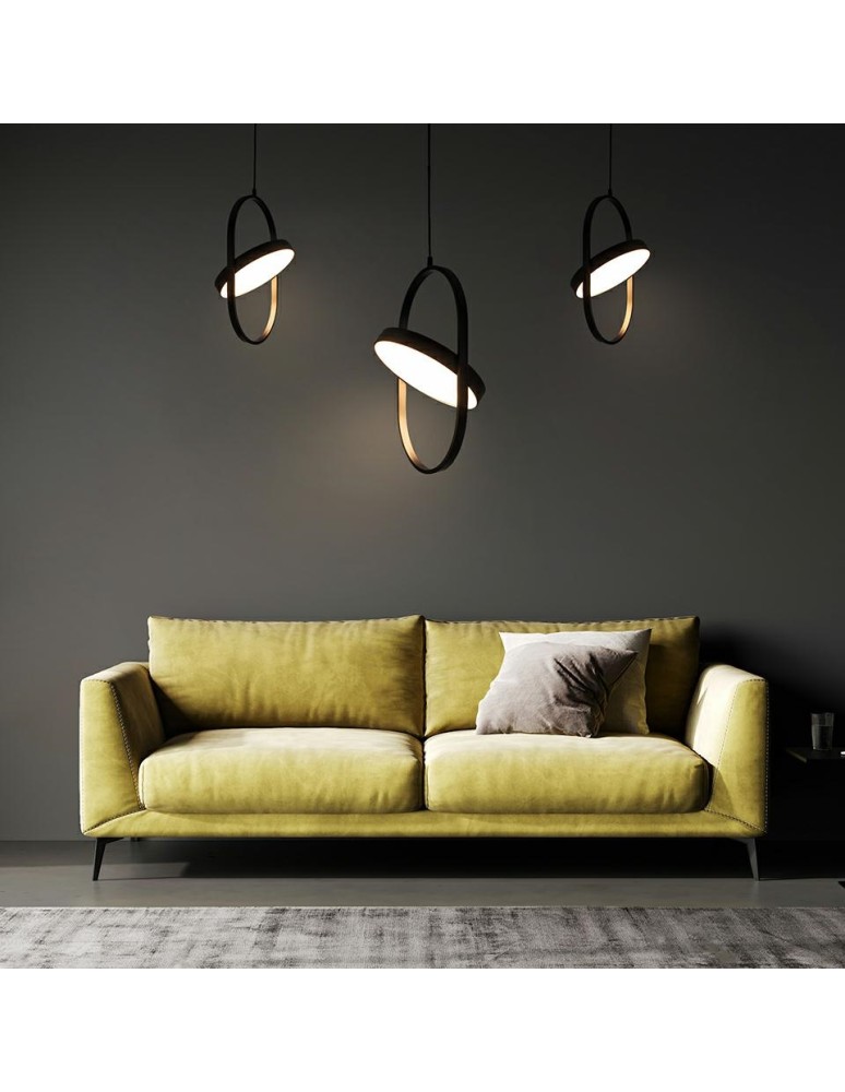 MOOSEE lampa wisząca SPINNER 19 czarna (MSE010100314) MOOSEE lampa wisząca SPINNER 19 czarna (MSE010100314)