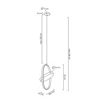 MOOSEE lampa wisząca SPINNER 19 czarna (MSE010100314) MOOSEE lampa wisząca SPINNER 19 czarna (MSE010100314)