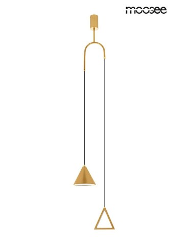 MOOSEE lampa wisząca ACUSTICA złota (MSE010100331)