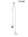 MOOSEE lampa wisząca ACUSTICA złota (MSE010100331)