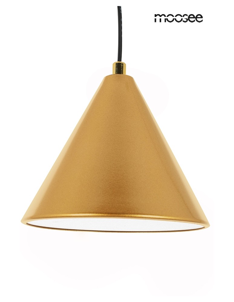MOOSEE lampa wisząca ACUSTICA złota (MSE010100331) MOOSEE lampa wisząca ACUSTICA złota (MSE010100331)
